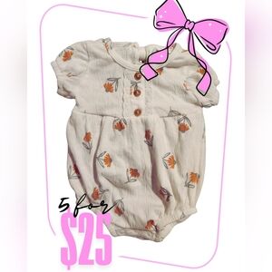 Floral Baby Romper